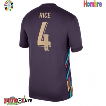 Camiseta Inglaterra Declan Rice #4 Visitante Equipación Eurocopa 2024 manga corta